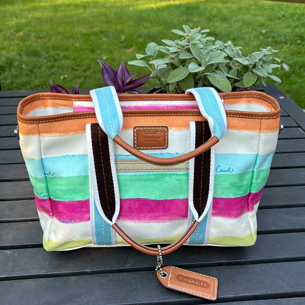 Coach Purse Summer Watercolours - Picture 6 of 6